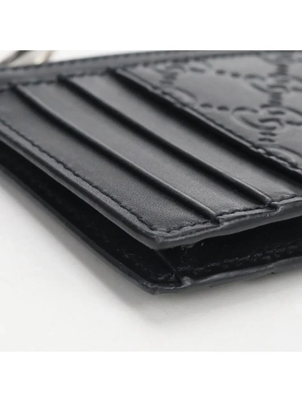 Gucci Fragment Case Guccissima Card Leather